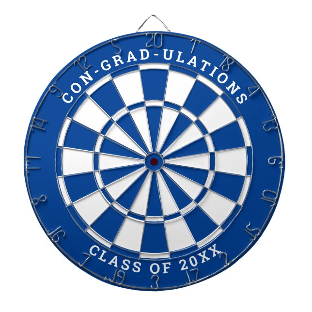 Diana Graduación en azul y blanco | Texto Personalizado (Frente)