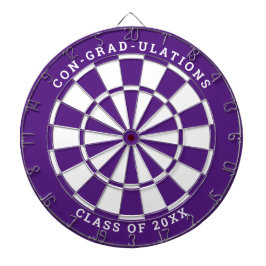 Diana Graduación púrpura y blanca | Texto Personalizado