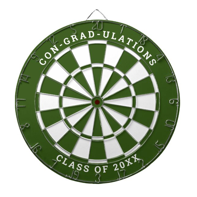 Diana Graduación verde y blanca de los bosques | Texto P (Frente)