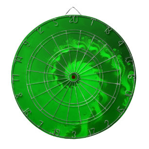 Diana Green Spiral Fractal Dart Board
