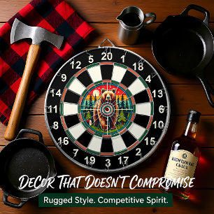 Diana Grizzly forestal con superposición de destino