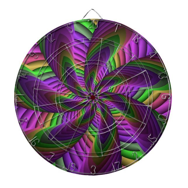 Diana Groovy Energetic Colorful Neon Fractal (Frente)