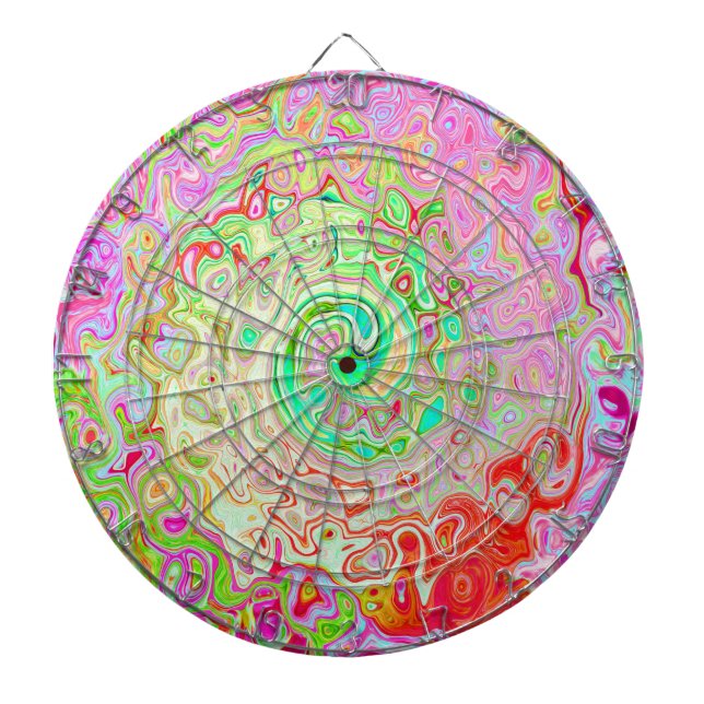 Diana Groovy Resumen Retro Pastel Bolsa Líquida Verde (Frente)