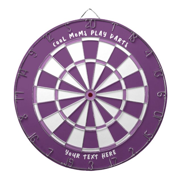 Diana "GUAY MOMS PLAY DARTS" con colores Personalizados  (Frente)