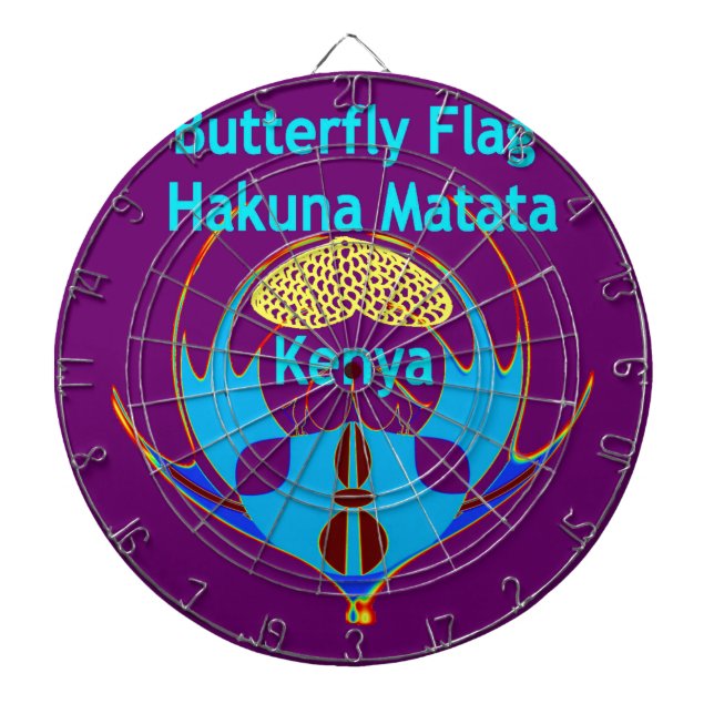 Diana "Hakuna Matata Kenya" Arte de mariposa Imprimir/Gr (Frente)