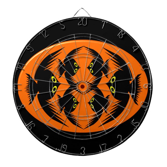 Diana Halloween Crows Dart Board (Frente)