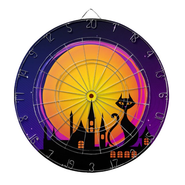 Diana Happy Halloween 11 Dart Board (Frente)