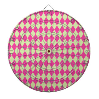 Diana Harlequin Hot Pink and Mint