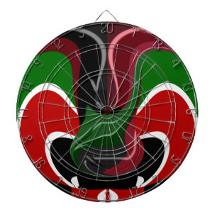 Diana Hermosa e impresionante Bandera de Kenia: Arte Mod