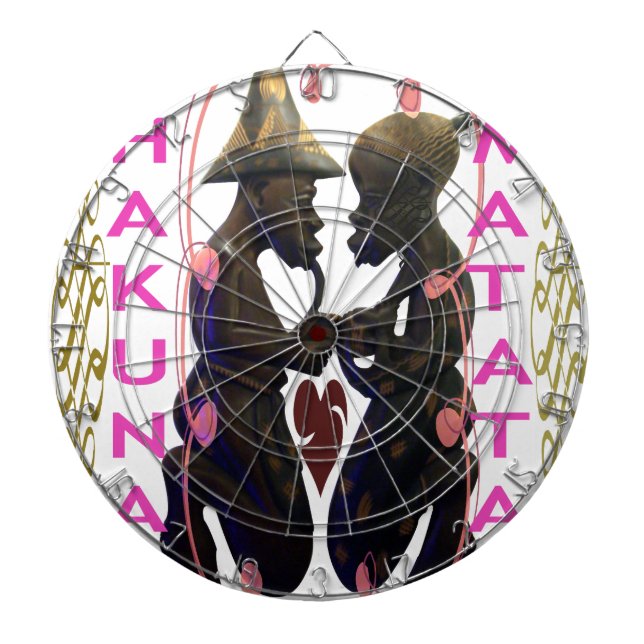 Diana Hermosa e impresionante pareja africana: Un arte r (Frente)