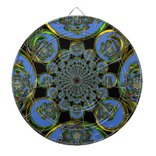 Diana Hermoso arte fresco azul real negro Kaleidoscope