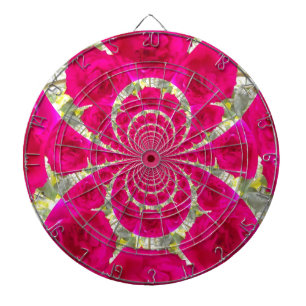 Diana Hermoso Patrón Kaleidoscope de rosas rojas rojas i