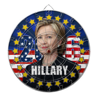 Diana Hillary Clinton para el presidente Dartboard 2016