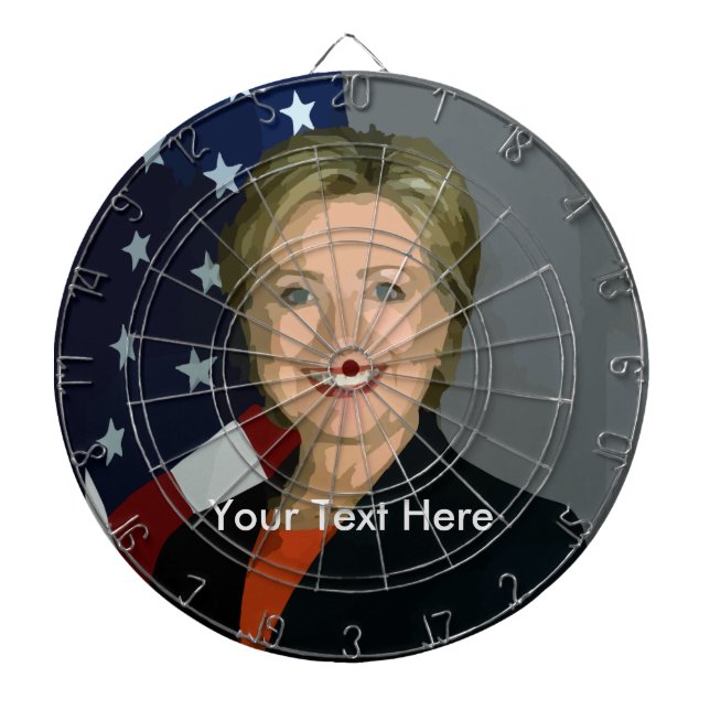 Diana Hillary Clinton Personalizado Jaula Metalizado Dar (Frente)