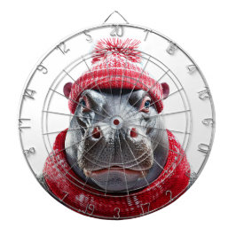 Diana Hippopotamus Scarf and Beany 