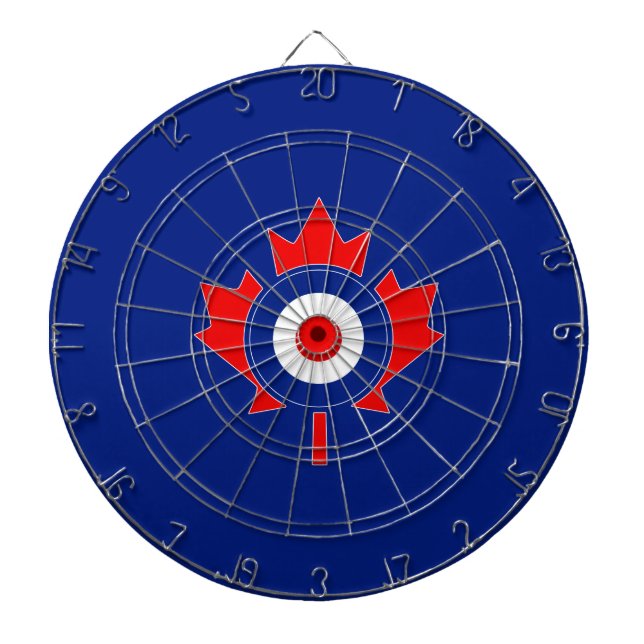 Diana Hoja de arce canadiense Roundel Mod en azul (Frente)