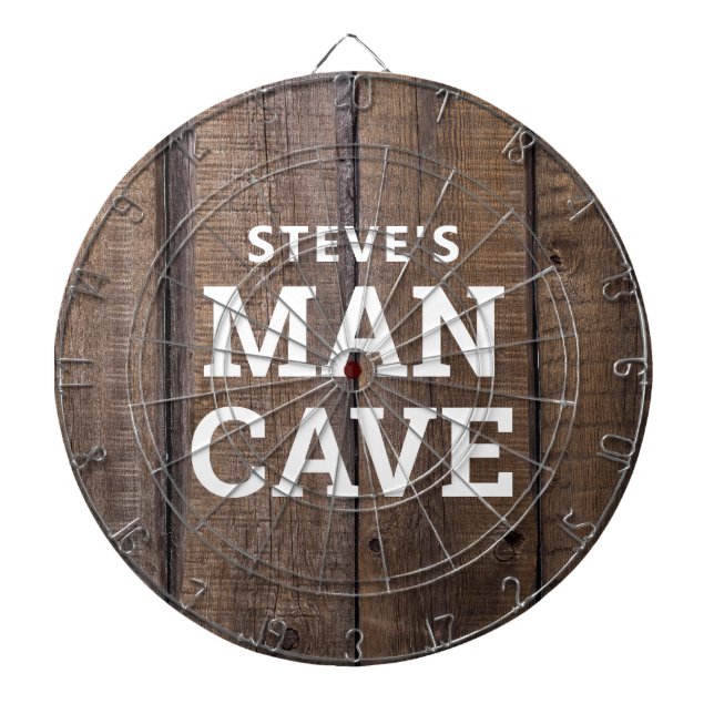 Diana Hombre Personalizado Cueva País Rústico De Madera (Frente)