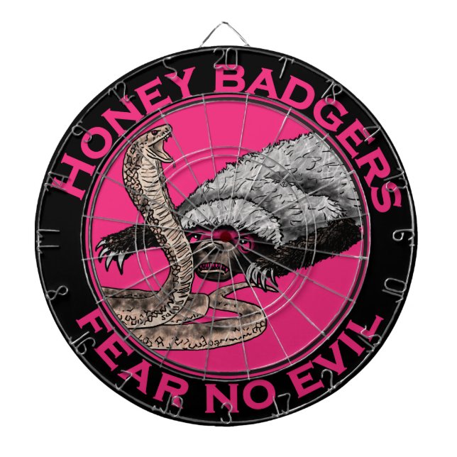 Diana Honey Badger Fear no Evil Funny Badass Slogan Pink (Frente)