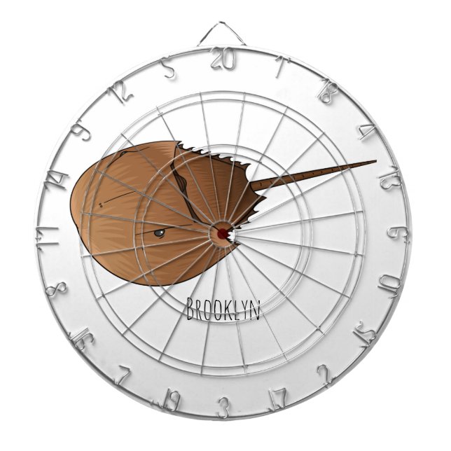 Diana Horseshoe crab cartoon illustration (Frente)