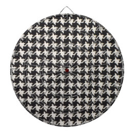 Diana Houndstooth Black & White Pattern