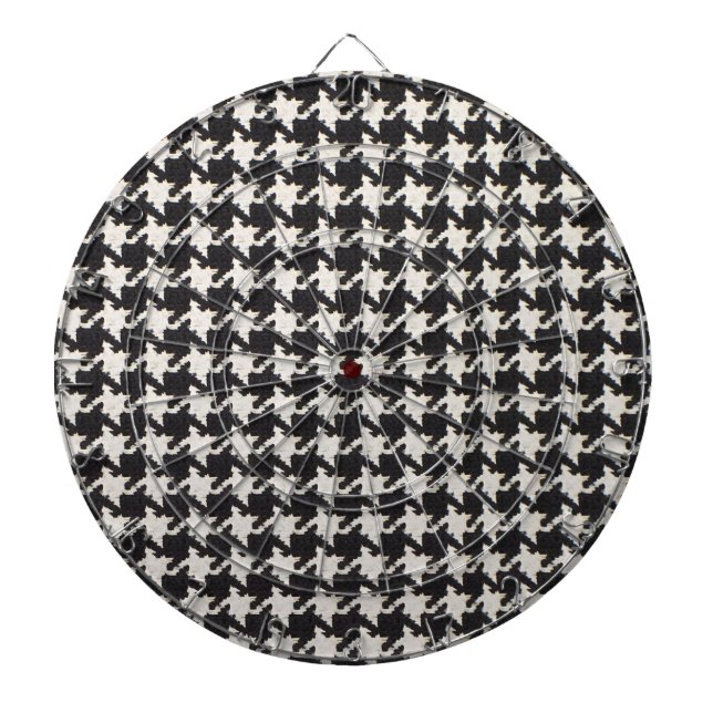 Diana Houndstooth Black & White Pattern (Frente)