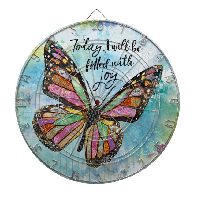 Diana Hoy Me Llenaré De Joy Dart Board (Frente)