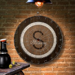 Diana Hue de madera clásica Walnut Baywood<br><div class="desc">El Classic Wood Hue Walnut Baywood Dartboard es un lugar ideal para los viajeros que buscan el encanto,  el confort y la comodidad en Madrás. Personalice fácilmente este diseño gráfico con su monograma.</div>