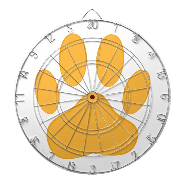 Diana Huella de papel de perro naranja (Frente)