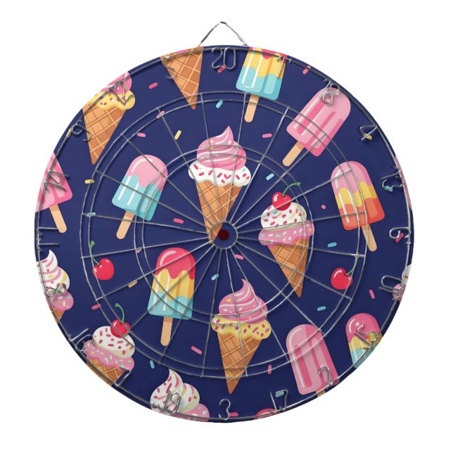 Diana Ice cream, popsicles and cherries pattern (Frente)