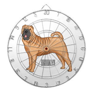 Diana Ilustracion chino de personalizado de perro Shar-P