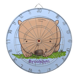 Diana Ilustración de dibujos animados de bebé wombat lin