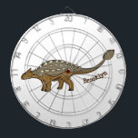 Diana Ilustracion de dinosaurios blindados de Ankylosaur<br><div class="desc">Esta manada de dinosaurios blindados de tobilosaurio está dibujada al estilo de ilustracion vectorial.</div>