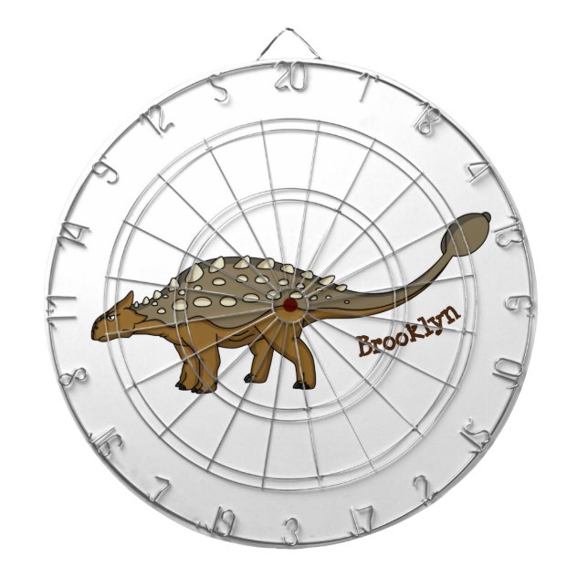 Diana Ilustracion de dinosaurios blindados de Ankylosaur (Frente)