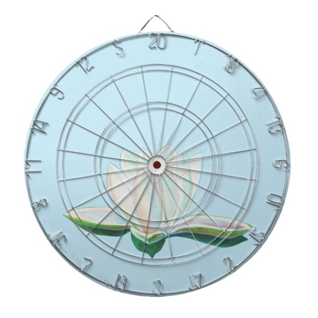 Diana Ilustracion de flores de Lotus blanco (Frente)