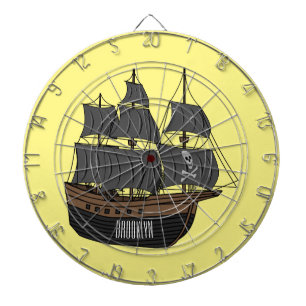 Diana Ilustracion de personalizado de buques piratas