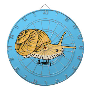Diana Ilustracion de personalizado de caracol amarillo