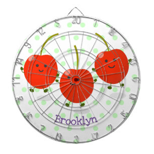 Diana Ilustracion de personalizado de cerezas rojas de s