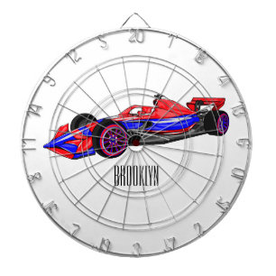 Diana Ilustracion de personalizado de coches de carreras
