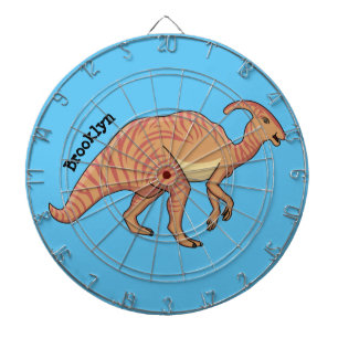 Diana Ilustracion de personalizado de dinosaurios de par
