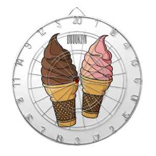 Diana Ilustracion de personalizado de helado de cono