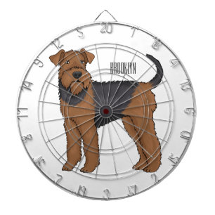 Diana Ilustracion de personalizado de perro Airedale ter