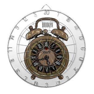 Diana Ilustracion de personalizado de reloj de alarma