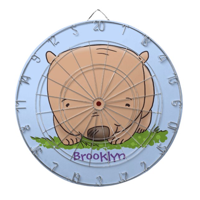 Diana Ilustracion de personalizado de wombat para bebé l (Frente)