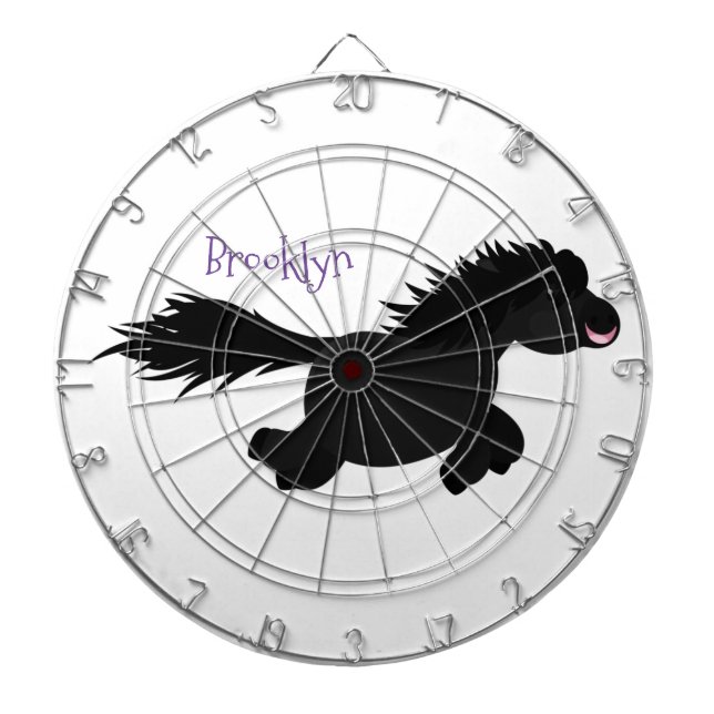 Diana Ilustracion de personalizado del pony de Shetland  (Frente)