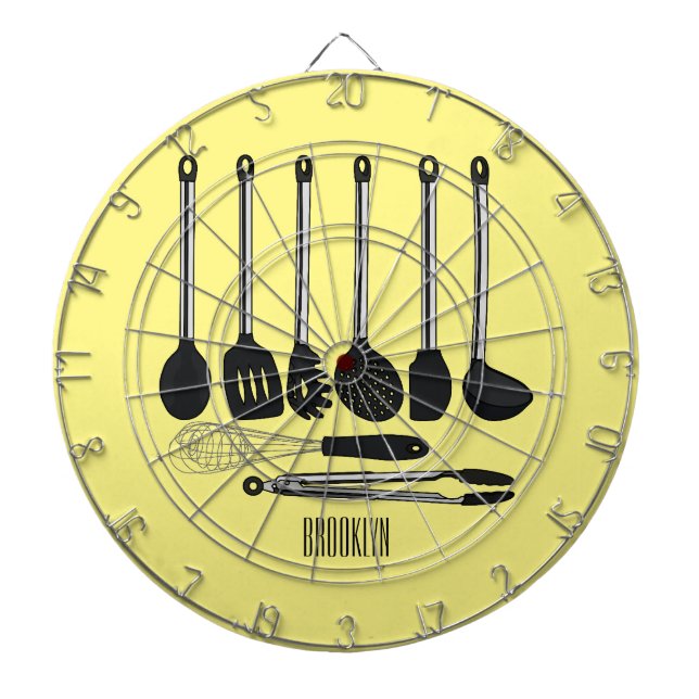 Diana Ilustracion de personalizados utensiales de cocina (Frente)