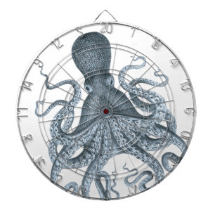 Diana Ilustracion de pulpo azul gris