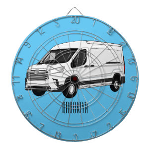 Diana Ilustracion del personalizado de la camioneta de e