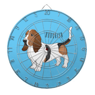 Diana Ilustracion del personalizado del perro de enlace