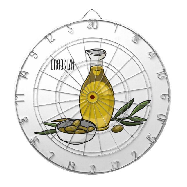 Diana Ilustracion personalizado de aceite de oliva (Frente)