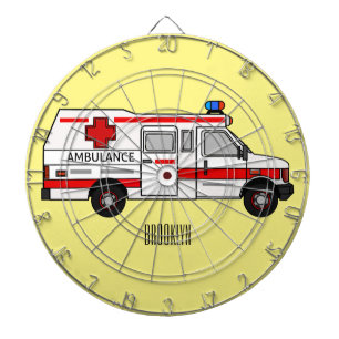 Diana Ilustracion personalizado de ambulancia